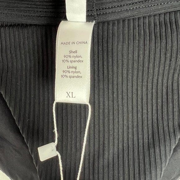 NWT Andie Swim The Banded Cheeky Rib Bottom Bikini Bottoms Black Size XL NEW - Picture 8 of 12